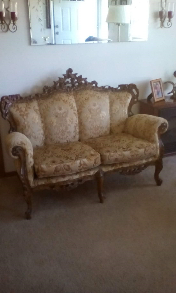 Antique loveseat